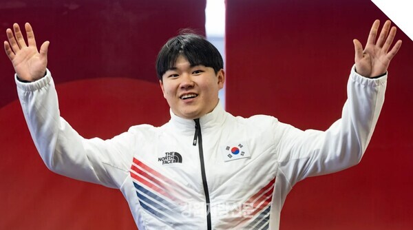 2024강원동계청소년올림픽대회에서 한국에 두 번째 금메달을 안긴 봅슬레이 모노봅 금메달 소재환 선수.